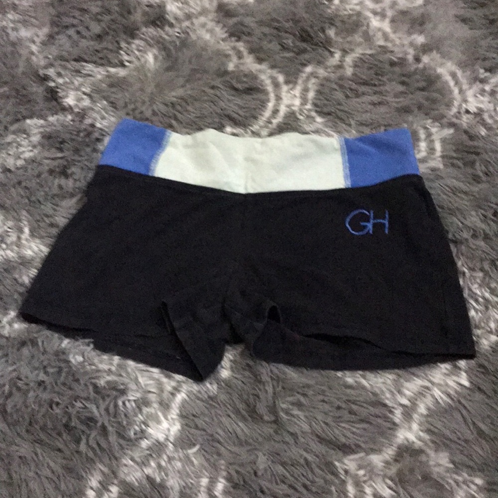 NAVY COLORBLOCK GILLY HICKS YOGA SHORTS